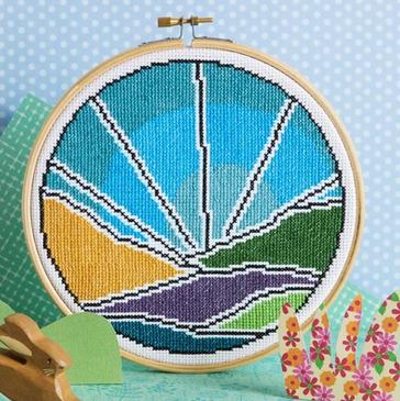 Blue Sky Cross Stitch Kit