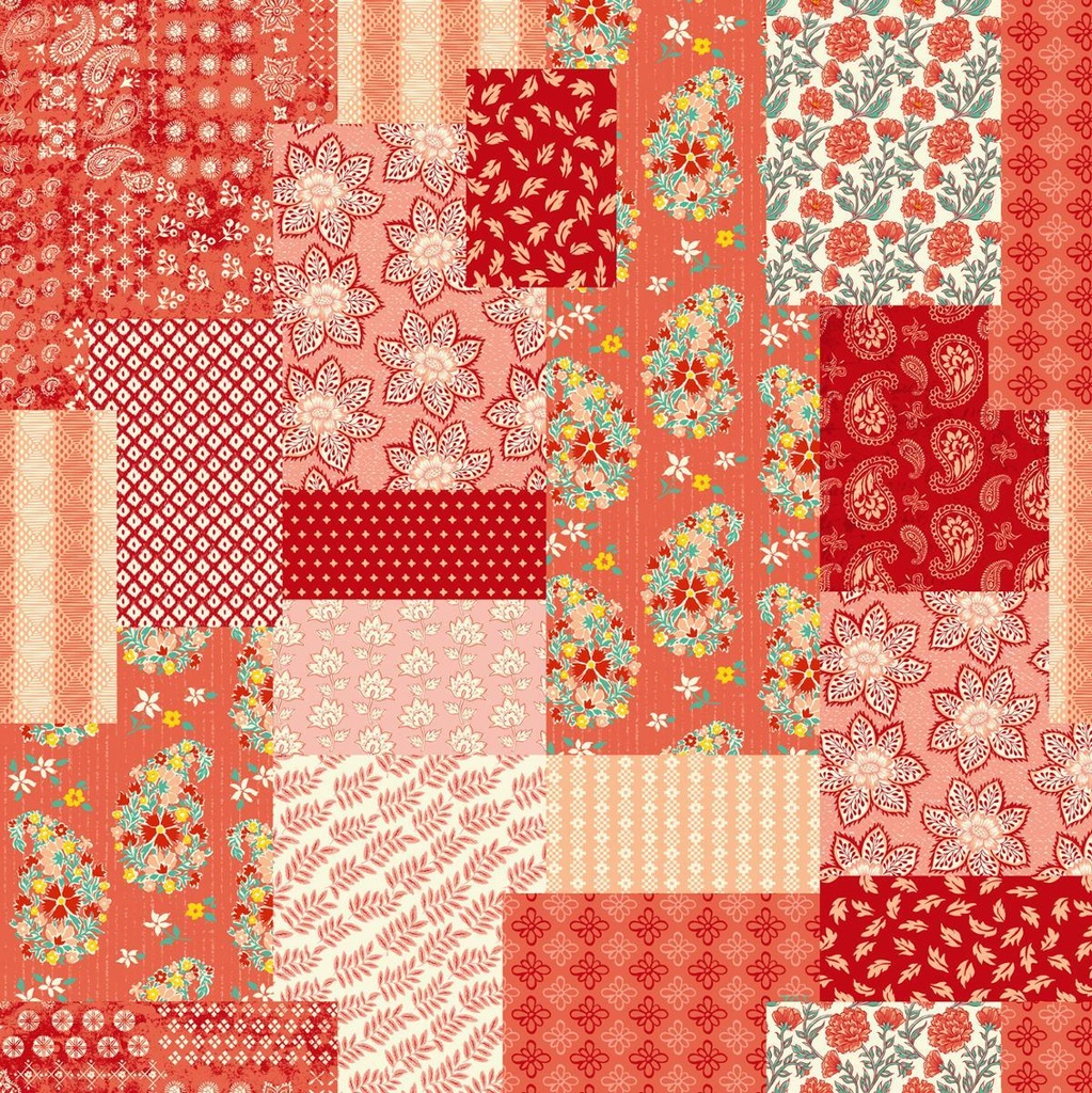 Cadence Patchwork Persimmon 11919 11
