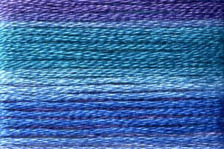 Cosmo Floss Variegated Blues/Purple 8056