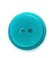 Striations Teal Button BF1395P20