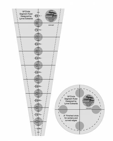 Creative Grids 18 Degree Dresden Plate Ruler