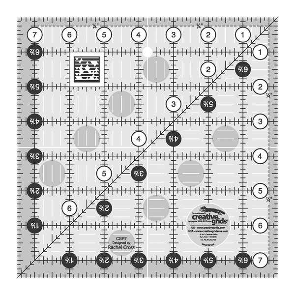 Creative Grids 7.5" Square Ruler