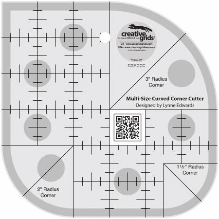 Creative Grids Curved Corner Cutter Ruler