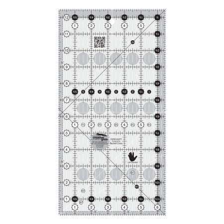 Creative Grids Left Handed Quilt Ruler 6.5" x 12.5"