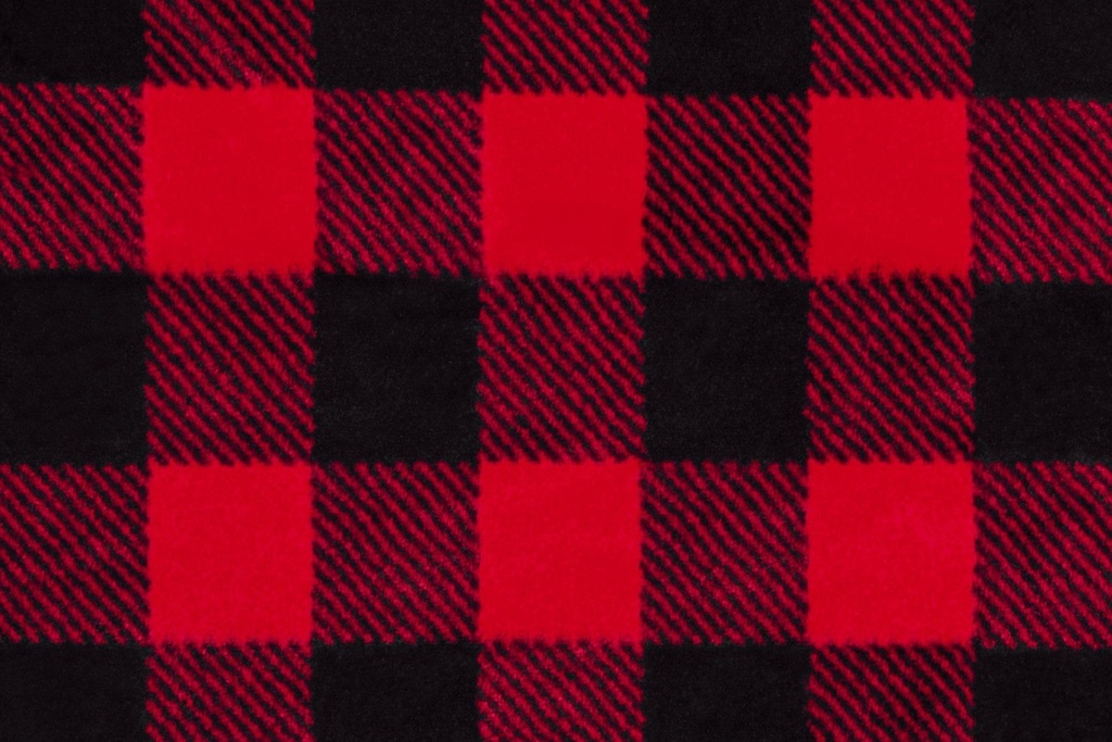 Cuddle Buffalo Check Scarlet/Black