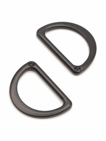 D-Rings Black (1")