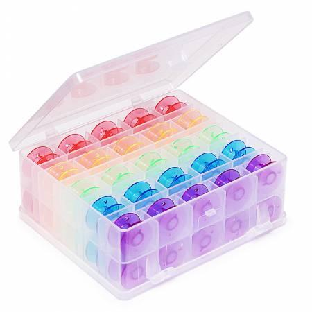 Double Sided Bobbin Box with 50 Bobbins