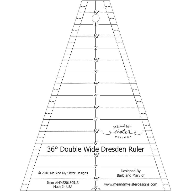 Double Wide Dresden Ruler