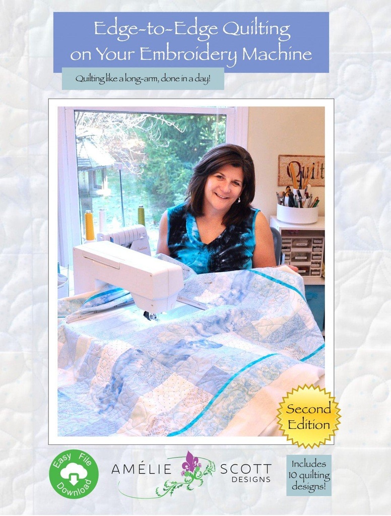 Edge to Edge Quilting on Your Embroidery Machine