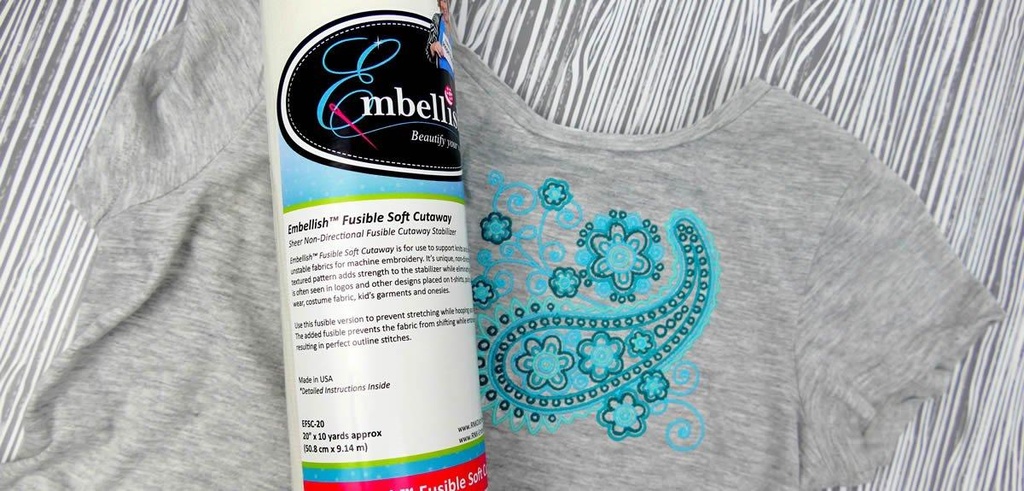 Embellish Fusible Soft Cutaway