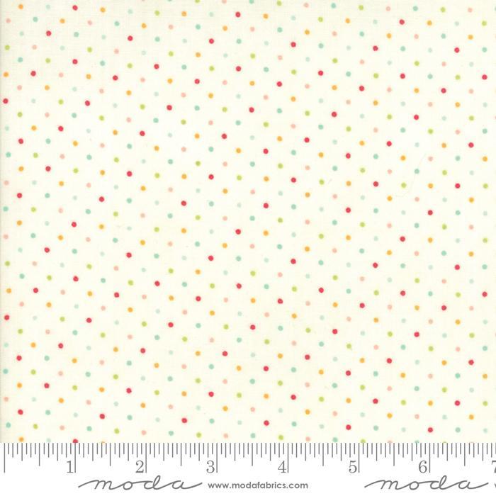 Essential Dots White Multi 8654 134