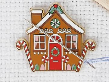 Gingerbread House Needle Minder