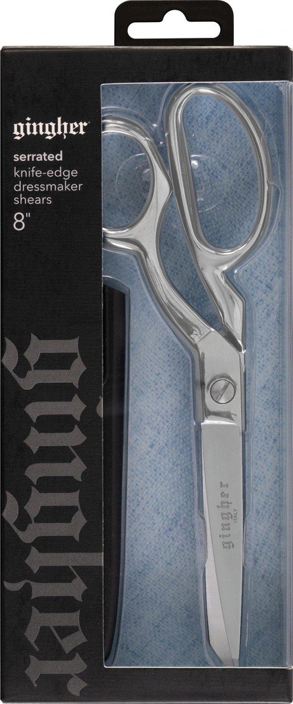 Gingher 8" Serrated Knife Edge Dressmaker Shears