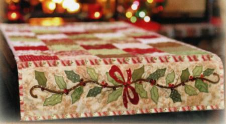 Holly & Berries Table Runner