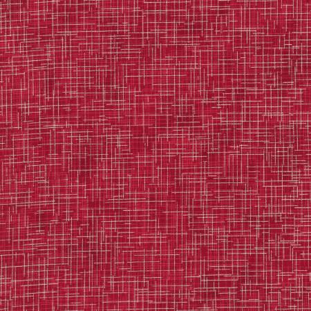 Quilter's Linen Red Metallic