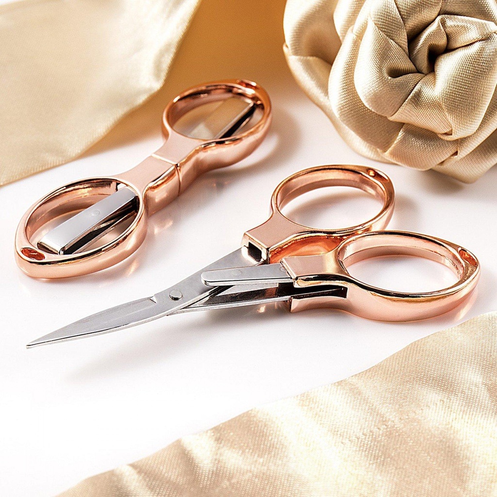 Rose Gold Folding Scissors