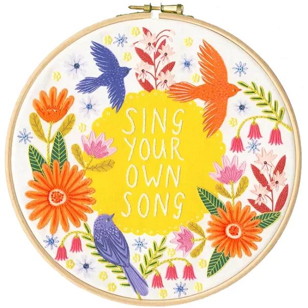 Sing Embroidery Kit