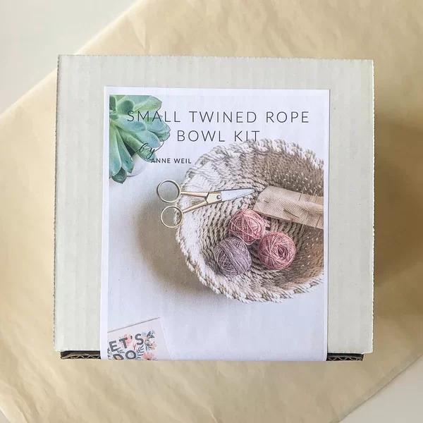 Small Twined Rope Bowl Kit