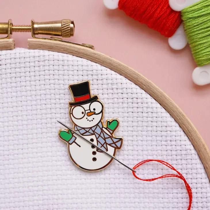 Snowman Needle Minder