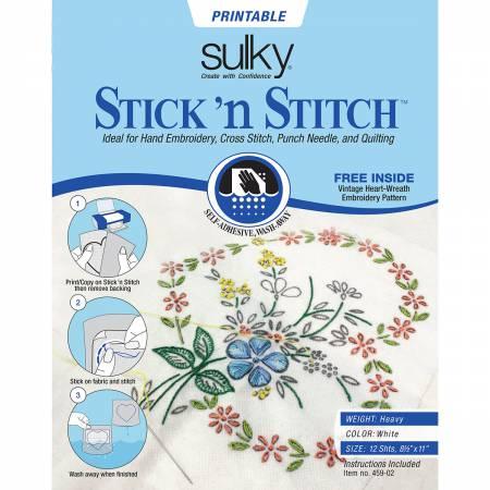 Stick N Stitch Self Adhesive Wash Away