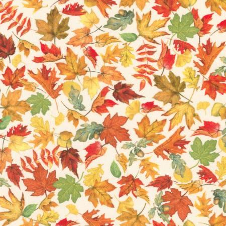 Autumn Cats & Dogs Leaves Cream
