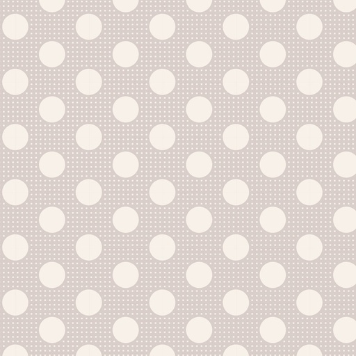 Tilda Chambray Medium Dots Light Grey