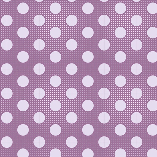 Tilda Chambray Medium Dots Lilac