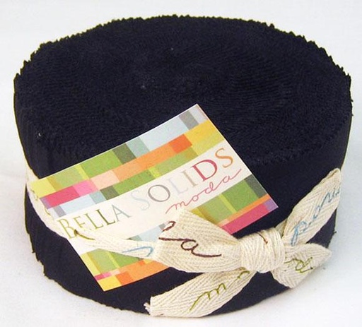 Bella Solid Black Jelly Roll