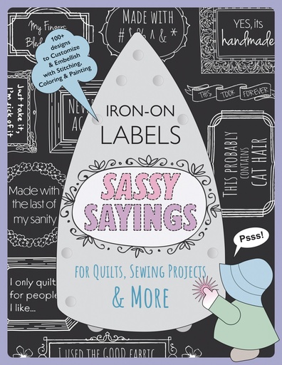 Iron-On Labels Sassy Sayings