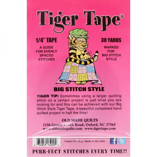 Tiger Tape Big Stitch Style