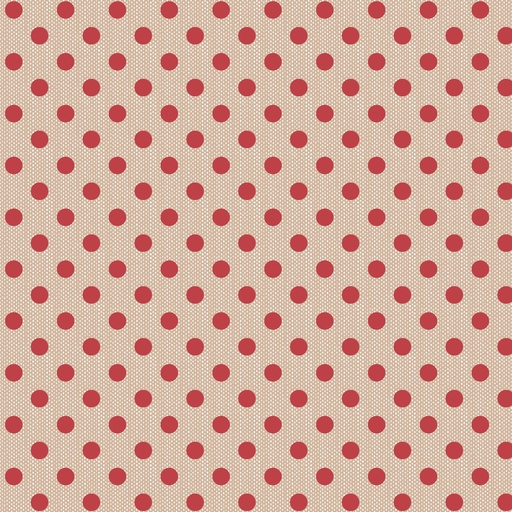 Tilda Creating Memories Polkadot Red 160085