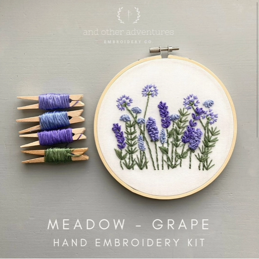 [4101WS] Meadow Grape Embroidery Kit