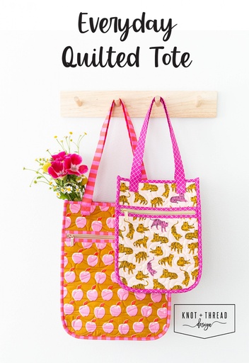 [KAT117] Everyday Quilted Tote Pattern