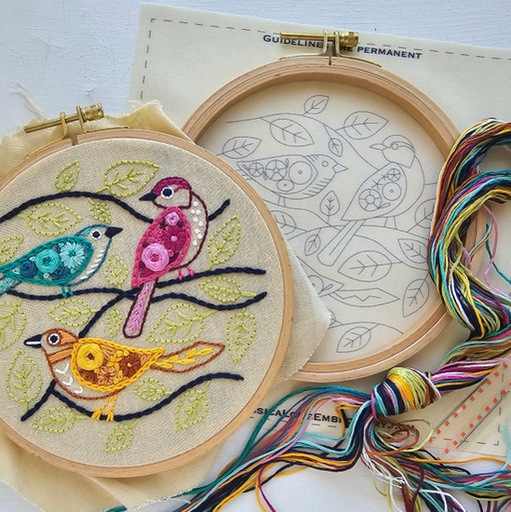 Birds of a Feather Embroidery Kit