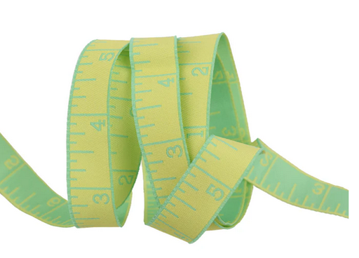 [TK136Col07] Measure Twice 5/8" Ribbon Lemon Zest