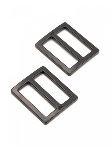 Black Slider Buckle (1")