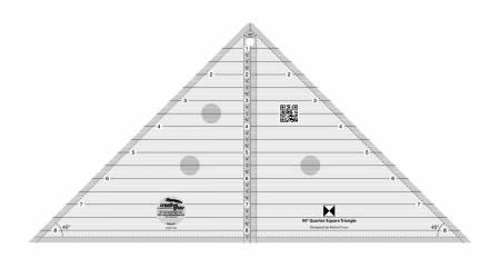 Creative Grids 90 Degree Quarter Square Triangle Ruler