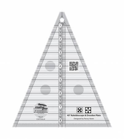 Creative Grids Kaleidoscope and Dresden Plate Ruler