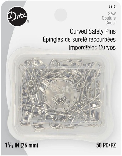 [7215] Curved Safety Pin (1 1/16")