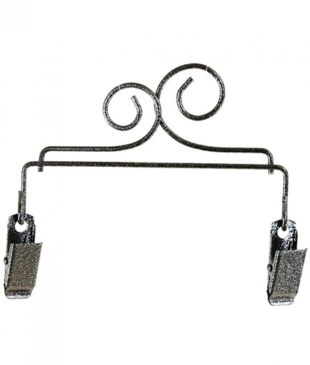 5" Double Scroll Clip Hanger