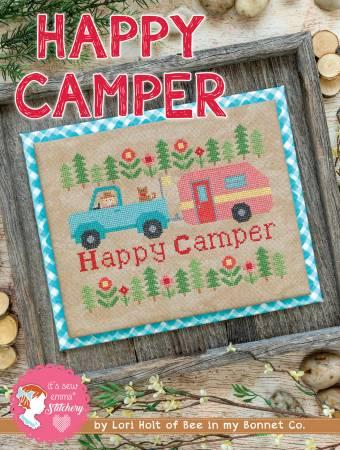 Happy Camper Cross Stitch Pattern