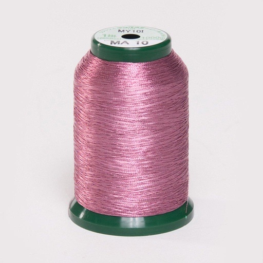 KingStar Metallic Thread Carnation Pink MA 10
