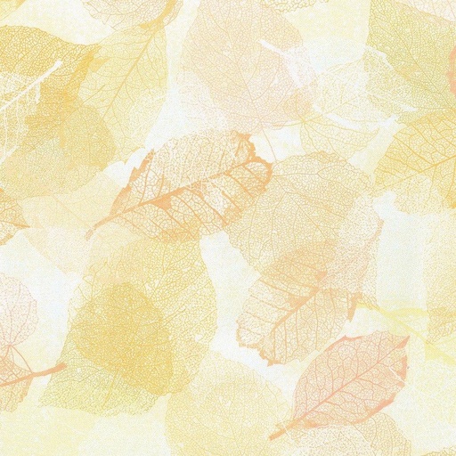[2196084] Leaflet Scattered Leaves Cream