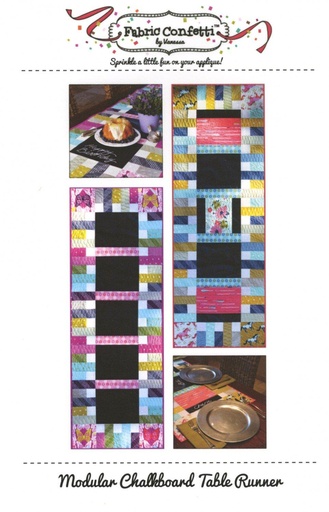 Modular Chalkboard Table Runner Pattern