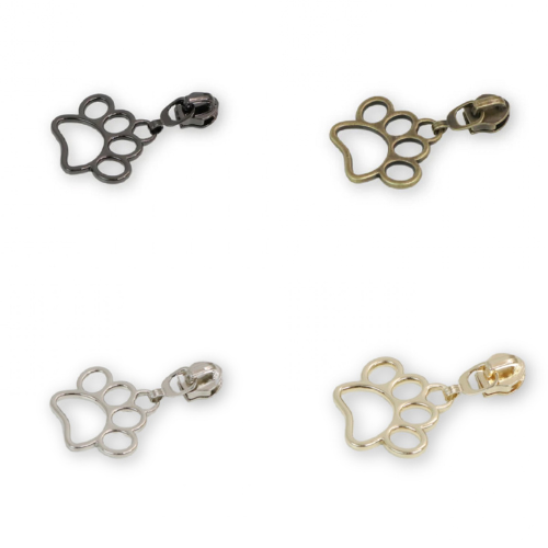 Paw Print Zipper Pulls