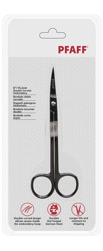 Pfaff 6" Double Curved Embroidery Scissors