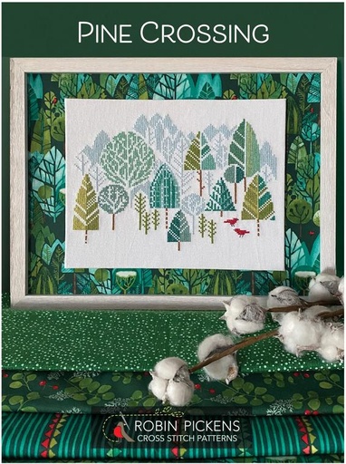 Pine Crossing Cross Stitch Pattern