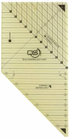 Quilters Select 3 in 1 Half Square Combo Ruler