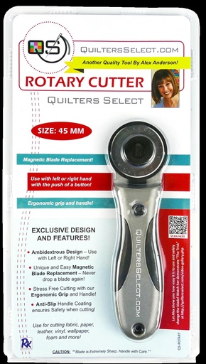 [844050024940] Quilters Select 45mm Rotary Cutter