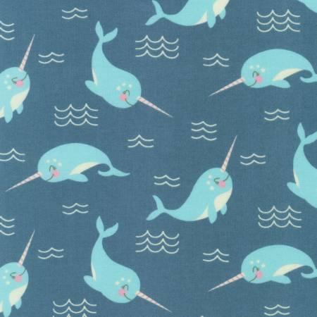 Snow Snuggle Flannel Narwhals Ocean